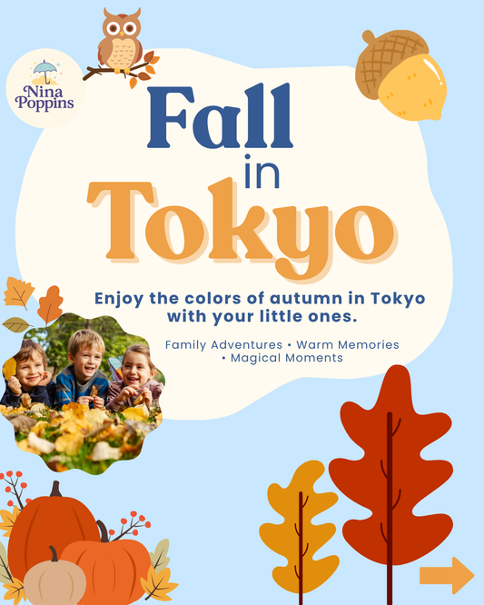 Fall in Tokyo – Enjoy the colors of autumn in Tokyo with your little ones
